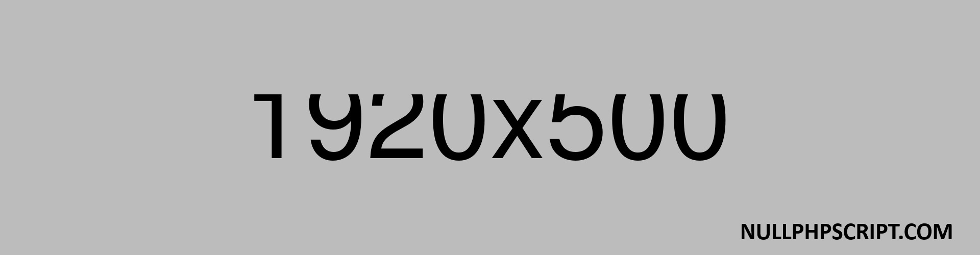page header